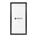 Cadre photo collage pour 3 photos - MDF noir - 23x46 cm
