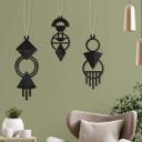 Decoración acrílica Macramé - geométrica