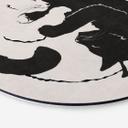 Dibond vægdekoration Katte Ying & Yang - Tunaboylu – print på aluminium (Alu-Dibond)