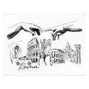 Póster Roma - Blanco y negro - Love your City
