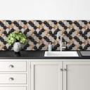 Keukenachterwand Fredriksson Art Deco Gold & Black