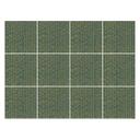 Azulejos Adhesivos espiga filigrana - verde naranja - lote de 12
