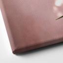 Cuadro lienzo hoja de palmera delante de pared rosa - Böhmer