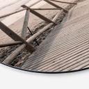 Tableau sur alu-Dibond rond 1X Studio - Chemin vers la plage