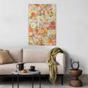 Akrylbillede Farverig blomstercollage - Frida Floral Studio