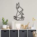 Decoración acrílica origami conejo