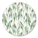 Glasbillede - Grene med grønne blade - UN Designs