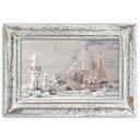 Canvasbillede, maritimt Shabby Chic