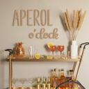 MDF-dekoration Aperol o'clock