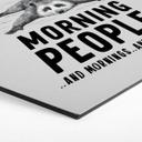 Hexagon Dibond I hate morning people - Magnusson