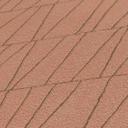 grafisk tapet med stregmønster rosa guld - linieret grafisk mønster tapet - non-woven tapet