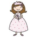 Sticker mural - Princesse