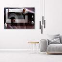 Canvasbillede, Abstrakte cirkler som malet 3D