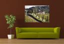 Poster autocollant - W - Domaine Viticole