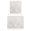 Bloemen Fotobehang - planten in wit in een modern ontwerp - Ms Tiff