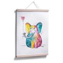 Póster Hagenmeyer - Elefante con corazón