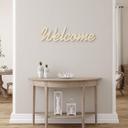 Welcome - bogstaver i træ