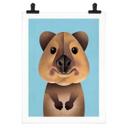 Plakat Braun - Quokka