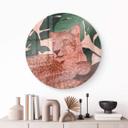 Tableau sur verre Goed Blauw - Golden Panther
