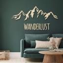 Décoration en bois placage peuplier Wanderlust