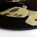 Wandcirkel Alu-Dibond goud effect Ireland - Maybe there is enough…