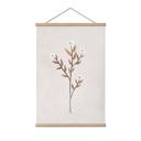 Póster de tela Ilustración de flores - Nomeolvides - Goed Blauw