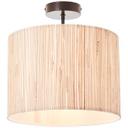 Deckenleuchte Valentin, braun, 32 x 30 cm, Metall Deckenlampe, dimmbar