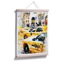 Póster Hugonnard - Acuarela: Taxis de New York