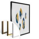 Plakat - Orara Studio - Leaves Blue and Yellow