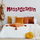 Muursticker Massagesalon