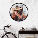Plakat T-Rex: Det vilde ansigt fra forhistorisk tid - Jaszke - Round