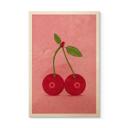 Cuadro de madera Cerezas sensuales | Feminismo - Oltmanns