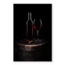 Tableau sur verre Perfoncio - vin rouge pour connaisseurs