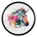 Plakat Heine - Rainbow Zebra