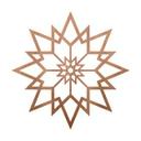 Arte en madera de caoba - Estrella colgante 01