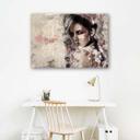 Canvasbillede, Smuk kvinde - abstrakt