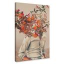 Canvas Moth - Flower Man