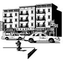 Sticker mural - New York Chinatown