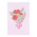 Póster de tela Signo de Venus con flores