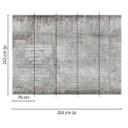 non-woven tapet ConcreteWall Moderne fototapet Designwalls i grå og brun 