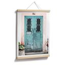Póster Hugonnard - Puerta azul en Lisboa