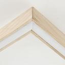 Deckenleuchte Eveline, braun, 83 x 38 cm, Holz Innenleuchte