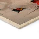 Cuadro de madera formas y estructura - Fedrau