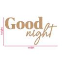 MDF-dekoration Good Night