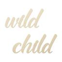 Decoración mural habitación infantil - Wild Child lettering - Álamo