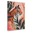 Lienzo Tigre en la jungla rosa - Treechild