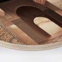 Cuadro de madera Puerta oriental con mosaicos - Sisi & Seb - Redonda