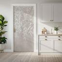 Deurfolie Elegante wilgentakken in beige - Ms Tiff - Zelfklevende deurdecoratie