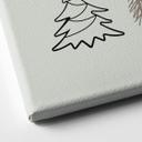 Lienzo Navidad - Ilustración árboles de Navidad - Kristina