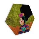 Hexagone - Placage bois de bouleau Hülya - Portrait de Frida
